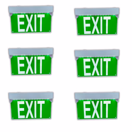 Notausgangsschild mit LED-Licht für öffentliche Plätze