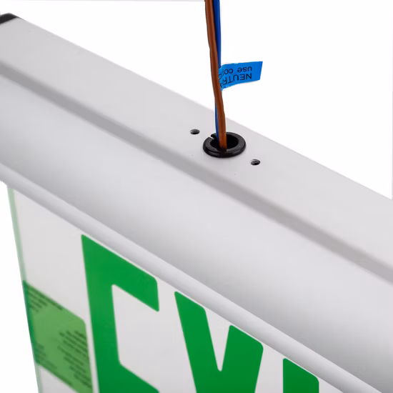 Gebäudedecken-Acryl-Aluminium-LED-Ausgangsschild