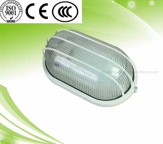 IP65 wasserdichte traditionelle E27 energiesparende Außenwandleuchte aus Aluminium und Klar-/Milchglas-Schottleuchte